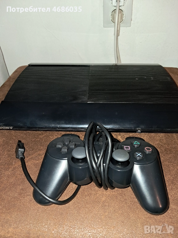 Playstation 3 super slim с джойстик и игри, снимка 1