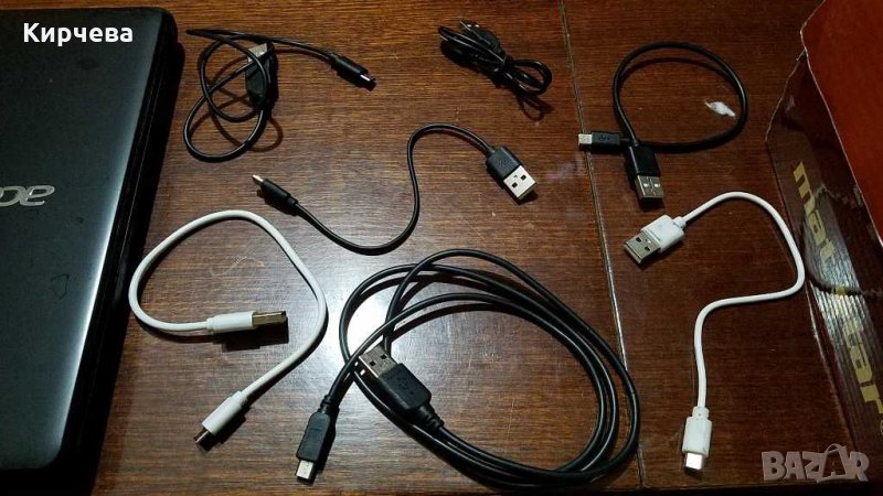 Micro USB кабели за телефон 7 броя, снимка 1