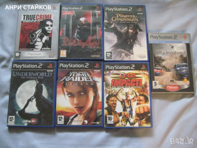 Продавам оригинални игри за Playstation2, снимка 1