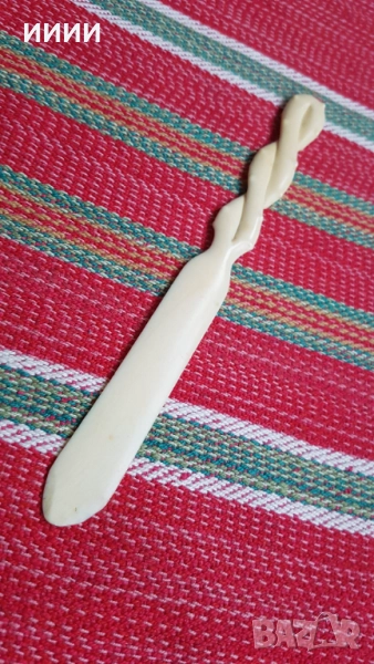 Нож кама слонова кост , снимка 1