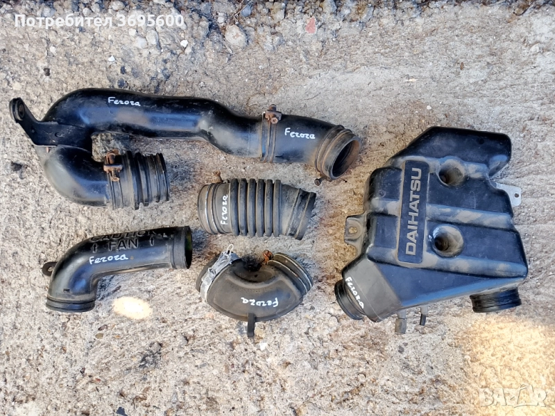 Дайхатсу Фероза Daihatsu Feroza 1.6i гофриран маркуч маркучи тръба въздушен филтър дросел, снимка 1