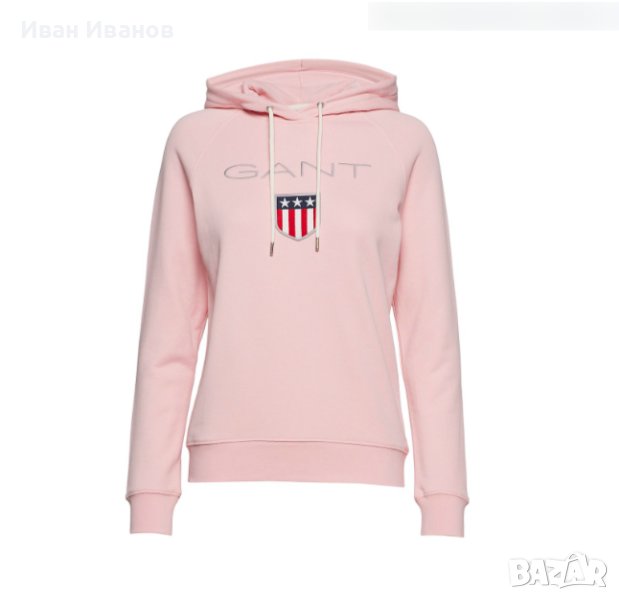 оригинален  суичър  Gant Shield Sweat Hoodie размер 176 см  М, снимка 1