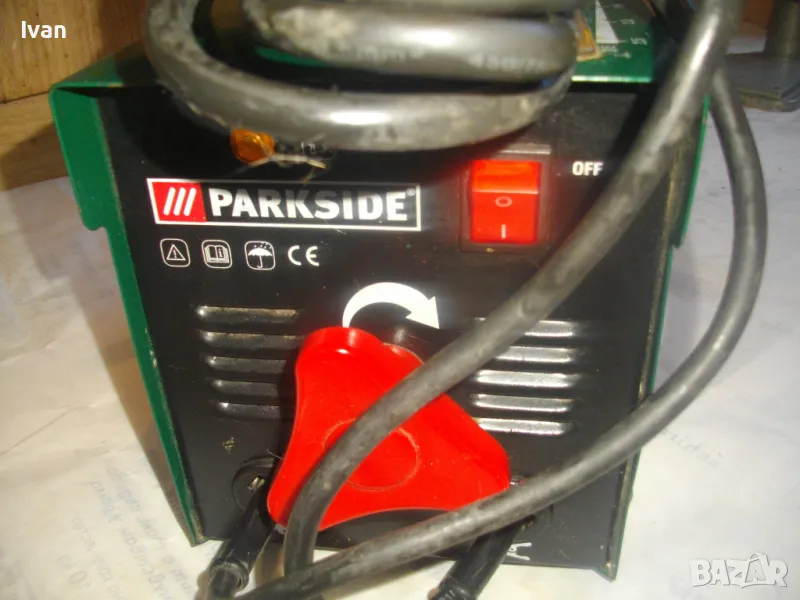 PARKSIDE 120 АМПЕРА ОРИГИНАЛЕН НЕМСКИ 2011г. ЕЛЕКТРОЖЕН ПОЧТИ НОВ ОТЛИЧЕН ЗА ЕЛЕКТРОДИ ф1,6-2,5мм, снимка 1