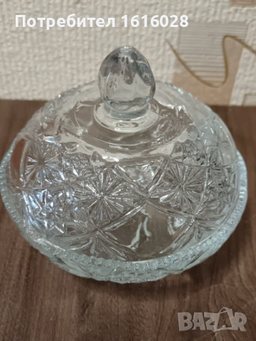 Стъклени захарници с капак., снимка 4 - Игри и пъзели - 43251223