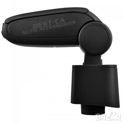 Текстилен черен подлакътник за Фолксваген Поло 5 6Р / Volkswagen Polo Mk5 6R 2010-2017, снимка 2 - Аксесоари и консумативи - 36714594