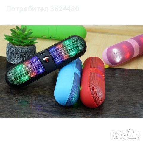 Блутут колонка с Led светлини, снимка 5 - Bluetooth тонколони - 40112069