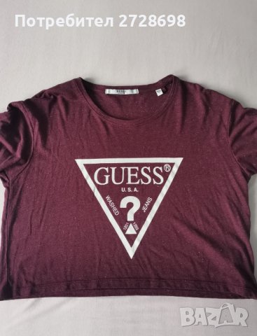 Блуза с дълъг ръкав Guess, тениска Guess, снимка 4 - Тениски - 39847837