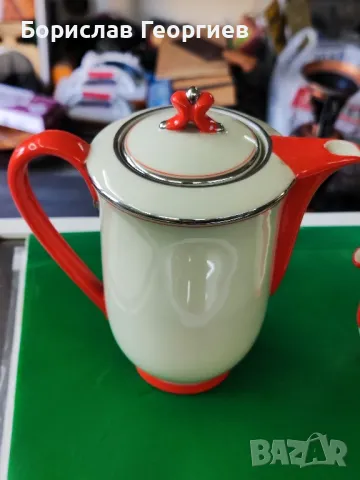 Порцеланов чайник Pirkenhammer, снимка 2 - Антикварни и старинни предмети - 49493218