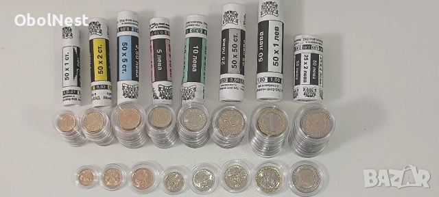 Пълен сет UNC монети от 1 ст. до 2 лв. (1999, 2000, 2002 и 2015), снимка 4 - Нумизматика и бонистика - 52509356