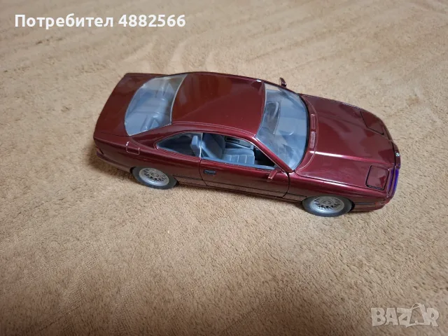 Метална количка БМВ 850i, снимка 2 - Колекции - 55878767