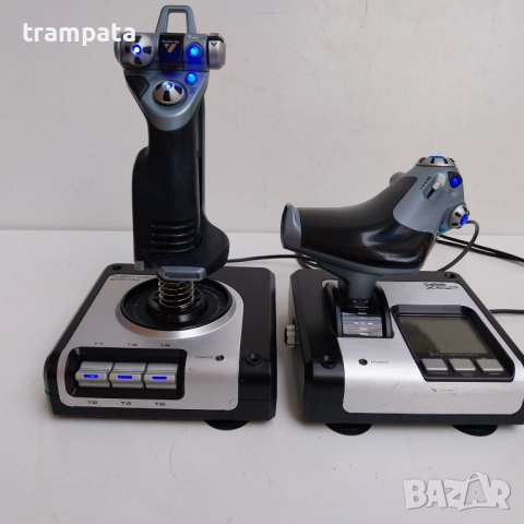 НАЙ ДОБРАТА ОФЕРТА Джойстик Saitek X52 Flight Control System, снимка 5 - Аксесоари - 52674704