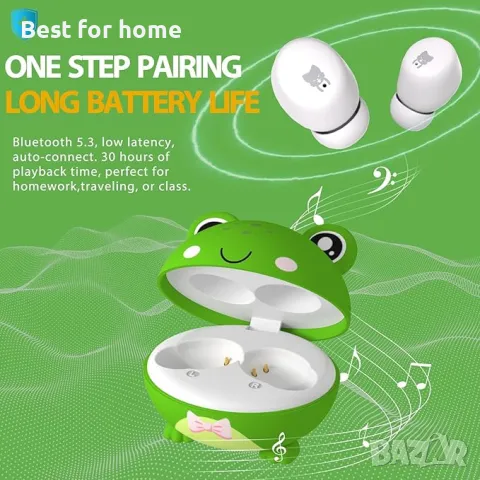 Bluetooth слушалки COOTIMOCK за деца, снимка 2 - Bluetooth слушалки - 49422408