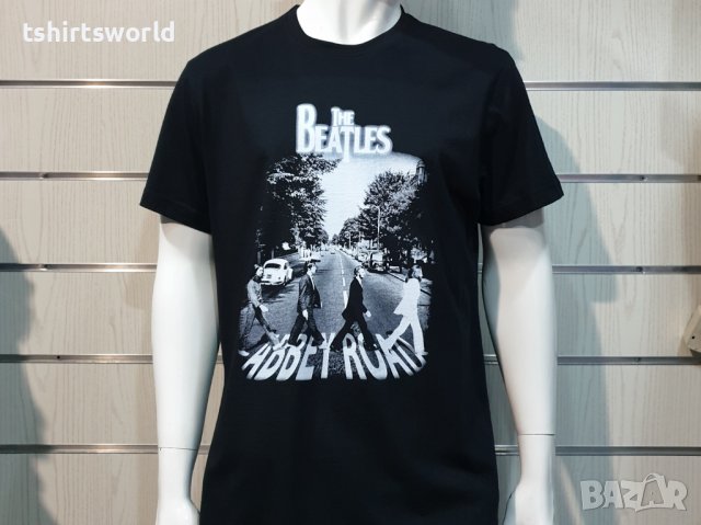 Нова мъжка тениска с дигитален печат на музикалната група The Beatles - Abbey Road, снимка 6 - Тениски - 36869577