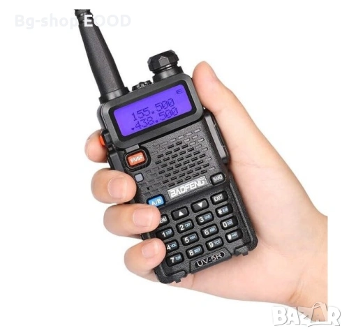 Радиостанция Baofeng, UV-5R-BF, С включен микрофон, Мощност 5W, снимка 10 - Екипировка - 54148002
