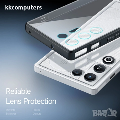 DUX DUCIS Aimo Прозрачен Калъф за ZTE nubia RedMagic 11 Air 5G - PC+TPU, 0.8mm защита, 1.2m SGS, REA, снимка 5 - Калъфи, кейсове - 53945050