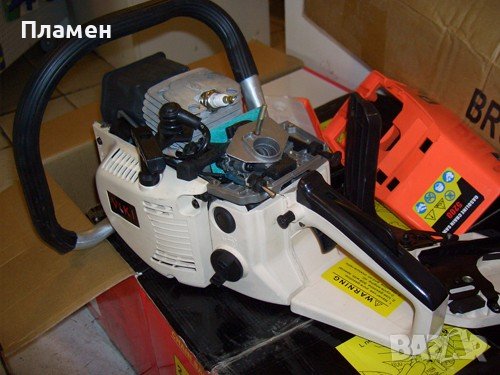 Бензинова моторна верижна резачка трион gasoline chain saw 5200, 2.2 kWНова ! , снимка 9 - Градинска техника - 39867491