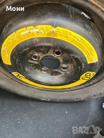 Резервна гума  с крик, снимка 2 - Гуми и джанти - 51171582