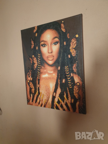 Картина рисувана акрил 40см 50см , снимка 3 - Картини - 36447794