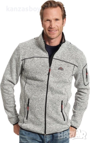 Stubai Strickfleece-Jacke - мъжко поларено горнище ХЛ КАТО НОВО 