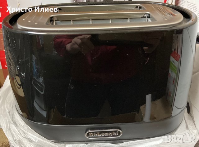 Тостер DeLonghi 550 W Черен, снимка 10 - Тостери - 40153639