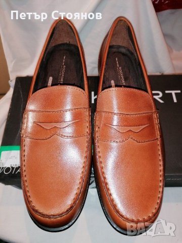 Мъжки мокасини от естествена кожа ROCKPORT №45, снимка 2 - Официални обувки - 31333730