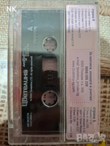 ЦВЕТЕЛИНА-ЛЮБОВТА Е КАТО СЯНКА, снимка 2 - Аудио касети - 51517941