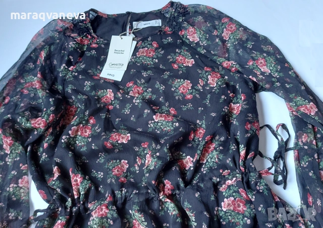 Нова бохо Рокля Mango размер XS с етикет, снимка 4 - Рокли - 53238352