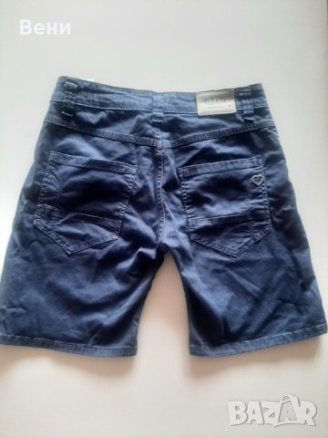 Сини дамски панталони PLEASE, снимка 2 - Къси панталони и бермуди - 37283367