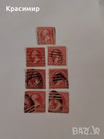 Винтидж ПОЩЕНСКИ марки САЩ. , снимка 3 - Филателия - 53085146