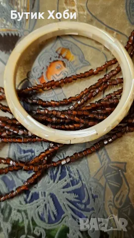 Винтидж гривна от естествен седеф , снимка 4 - Антикварни и старинни предмети - 48285865