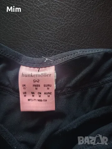 Hunkemaller M Черна полупрашка с зелена бродерия , снимка 7 - Бельо - 56002546