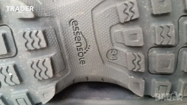 ДЕТСКИ НЕПРОМОКАЕМИ БОТУШИ ЗА ПРЕХОДИ В СНЯГ SH100 Decathlon С ВЕЛКРО, № 34, ЧЕРНИ, снимка 8 - Детски боти и ботуши - 38531146