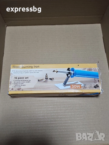 Комплект за пирографиране – 30W – 16 накрайника