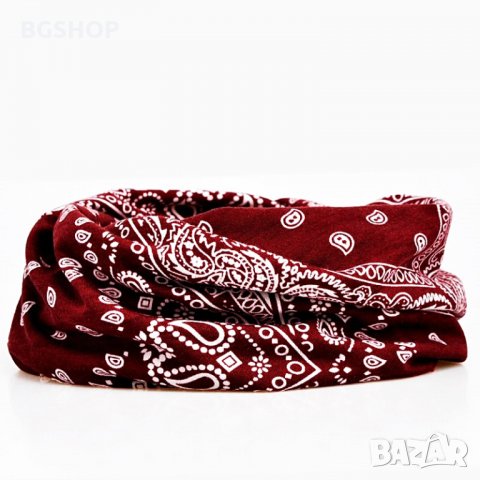 Beanie Бандана сълзи - Червена, снимка 2 - Шалове - 29631915