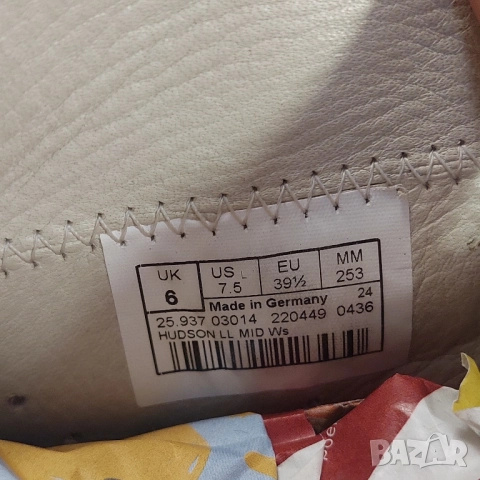 туристически обувки Lowa - Hudson LL Mid номер 39 , снимка 8 - Други - 51942459