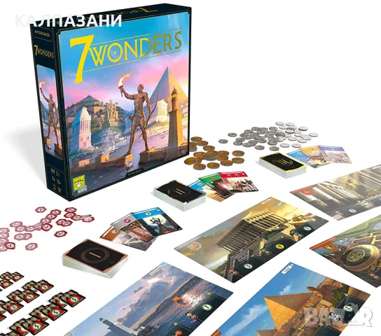 7 Wonders (Second Edition) - българско издание - Настолна игра Семейна, снимка 2 - Игри и пъзели - 48879942