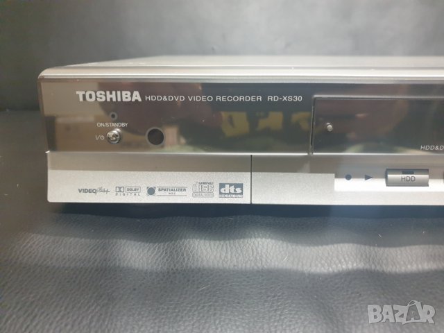 Записващо ДВД / DVD Video Recorder Toshiba RD-XS30 с HDD 80gb. Като се включи изписва алерт за 1 мин, снимка 10 - Плейъри, домашно кино, прожектори - 38043291