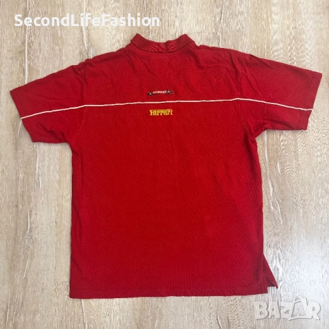 Оригинална тениска Ferrari Michael Schumacher колекционерска размер XL, снимка 7 - Тениски - 52858038