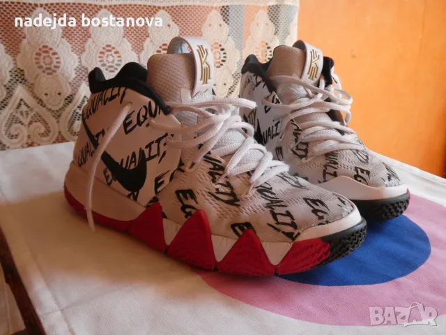 продавам баскетболни маратонки kyrie 4 BHM,номер 36