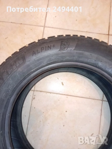 Зимна гума Michelin Alpin 6, снимка 3 - Гуми и джанти - 52451159