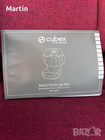 Столче за кола Cybex Solution Q3-fix, снимка 5 - Столчета за кола и колело - 54181148