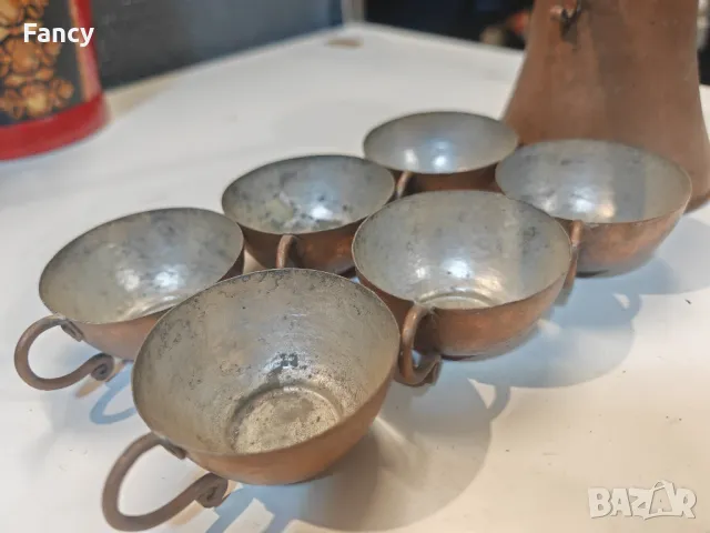 Меден сервиз за кафе, снимка 6 - Антикварни и старинни предмети - 48200741