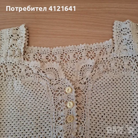 Костюм елегантен, нов, плетен на една кука, снимка 6 - Костюми - 47634264