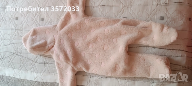 Бебешки плюшен ромпър, снимка 3 - Бебешки гащеризони - 52288277