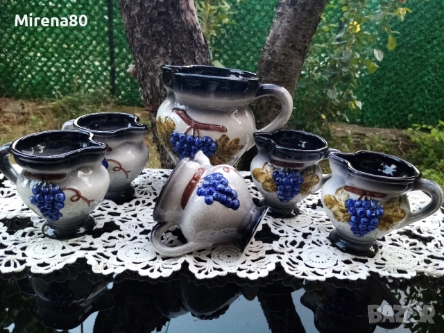 Сервиз за вино - немска керамика