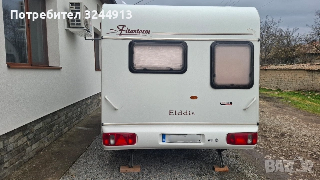 Английска каравана ELDDIS FIRESTORM 362 тегли се с категория В, снимка 2 - Каравани и кемпери - 54182990