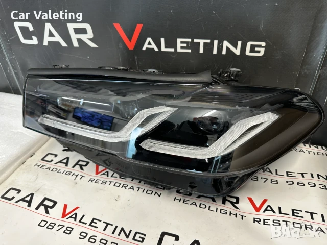Фар фарове ляв Bmw 5 G30 G31 LCI Facelift LED БМВ 5 Г30 Г31 ЛЕД Фейс, снимка 3 - Части - 50584843