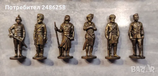 Метални фигурки - войници от Киндер яйца 6 Серии, снимка 5 - Колекции - 49995800