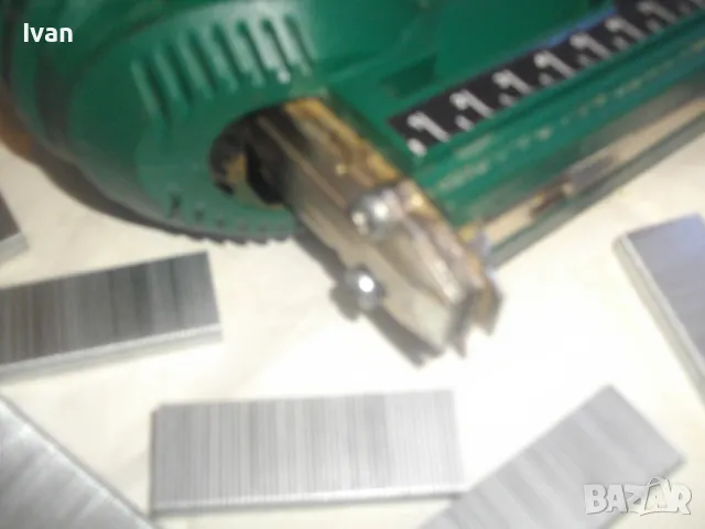 15-32мм Голям Немски BOCHUM Germany 2007г. Дърводелски Комбиниран Тапицерски ТАКЕР Parkside PET 25C, снимка 12 - Други инструменти - 47458115