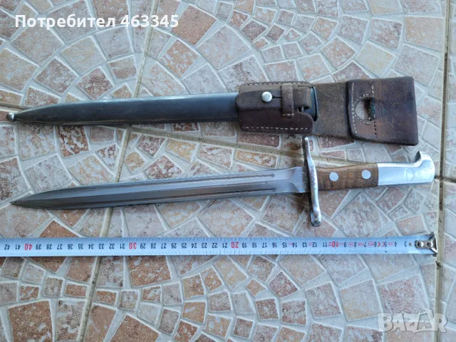 Щик, нож, байонет, Шмид-Рубин, снимка 5 - Антикварни и старинни предмети - 50320931